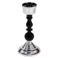 Pillar Tea-Light Candle Holder - Black & White Collection