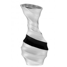 Flower Vase Swirl - Black & White Collection