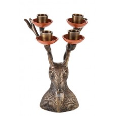 Candelabra 4 lights - Deer Collection 
