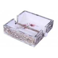 Napkin Holder - Rustic White Collection